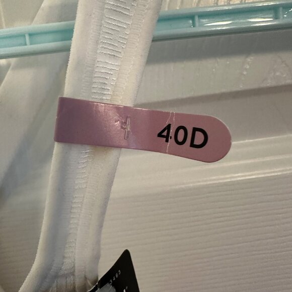 Bali Cool Comfort Fabric Wireless Bra 40D Women's Soft White Nylon Spandex - Picture 4 of 6